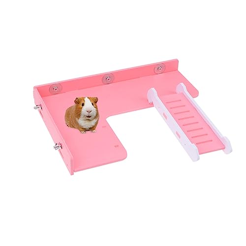 MINAOLULUS Hamster Kletterplattform aus Kreative Spielgelegenheit für Kleintiere Einzigartiges Design für Hamster für Bewegung und Dekoration Rosa MINAOLULUS Hamster Kletterplattform aus Kreative Spielgelegenheit für Kleintiere Einzigartiges Design für Hamster für Bewegung und Dekoration Rosa von MINAOLULUS