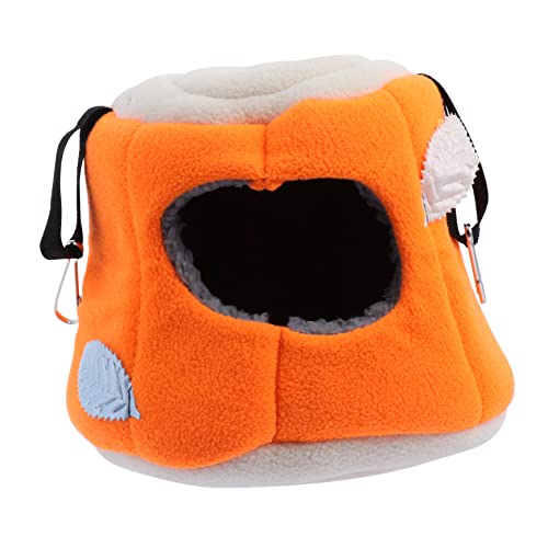 MINAOLULUS Hamster Warmes für Kleine Haustiere Hängendes Kreatives Eichhörnchenhaus Gemütliches Schlafbett für Winter und Cartoon Design Vielseitig Einsetzbar MINAOLULUS Hamster Warmes für Kleine Haustiere Hängendes Kreatives Eichhörnchenhaus Gemütliches Schlafbett für Winter und Cartoon Design Vielseitig Einsetzbar von MINAOLULUS