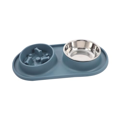 MINAOLULUS Haustier Futter und Wasserschale Langsame Fütterung Schlingnapf für Katzen Rutschfestes Design für Kleine Haustiere MINAOLULUS Haustier Futter und Wasserschale Langsame Fütterung Schlingnapf für Katzen Rutschfestes Design für Kleine Haustiere von MINAOLULUS