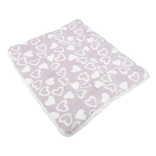 MINAOLULUS Haustiermatte Bettunterlagen Für Haustiere Bettmatte Für Haustiere Haustier-schlafunterlage Haustierruhe Welpenbetten Für Kleine Hunde Hundeschlafmatte Plüsch Light Grey Stoff von MINAOLULUS