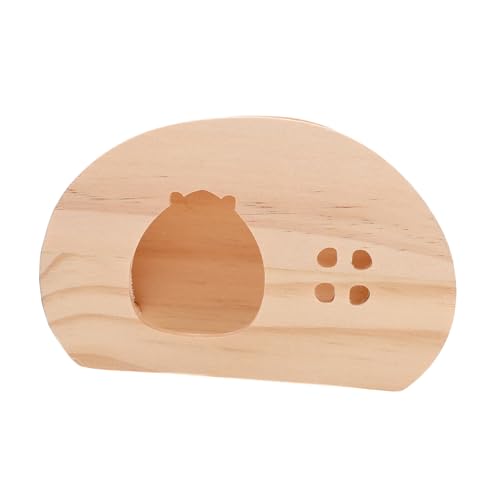 MINAOLULUS Hölzernes Hamsterhaus mit Kreatives Haustiernest für Chinchillas und Kleine Sicherer Rückzugsort Atmungsaktives Design und Schlafen MINAOLULUS Hölzernes Hamsterhaus mit Kreatives Haustiernest für Chinchillas und Kleine Sicherer Rückzugsort Atmungsaktives Design und Schlafen von MINAOLULUS