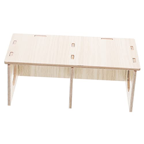 MINAOLULUS Holz Hamsterversteck Hamsterhaus aus Massivem Holz als Schlafplatz für Hamster Meerschweinchen und Andere Kleintiere zu Reinigen und Vielseitig MINAOLULUS Holz Hamsterversteck Hamsterhaus aus Massivem Holz als Schlafplatz für Hamster Meerschweinchen und Andere Kleintiere zu Reinigen und Vielseitig von MINAOLULUS