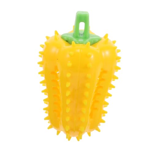 MINAOLULUS Hundekauen Feeder Chili -Form Welpe Behandeln Spender Hund Anreicherung Spielzeug Interaktive Spiel Food Aspending Ball Haustier Snuffle Ball Für Die Zähnereinigung MINAOLULUS Hundekauen Feeder Chili -Form Welpe Behandeln Spender Hund Anreicherung Spielzeug Interaktive Spiel Food Aspending Ball Haustier Snuffle Ball Für Die Zähnereinigung von MINAOLULUS