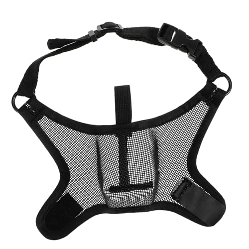 MINAOLULUS Hundemaske Maulkorb für Hunde Kleiner Hundemaulkorb Verstellbarer Hundemaulkorb Sicheres Hundemaulkorb Maulkörbe für Hunde Maulkorb für große Hunde Mesh-Maulkorb Polyester Black MINAOLULUS Hundemaske Maulkorb für Hunde Kleiner Hundemaulkorb Verstellbarer Hundemaulkorb Sicheres Hundemaulkorb Maulkörbe für Hunde Maulkorb für große Hunde Mesh-Maulkorb Polyester Black von MINAOLULUS