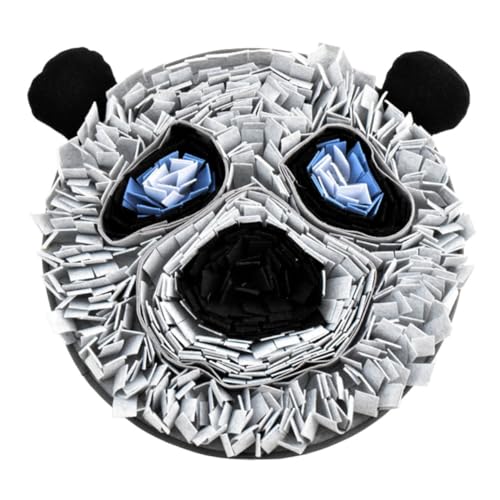 MINAOLULUS Interaktive Schnüffelmatte für Haustiere Panda Design Fütterungsmatte Langlebig Fördert das Schnüffeln Ihres Hundes für Stressabbau von MINAOLULUS