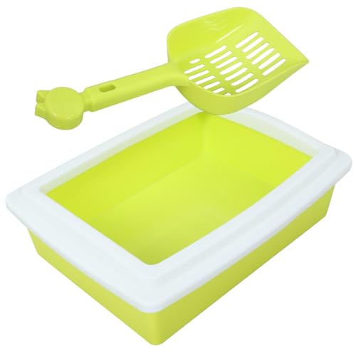 MINAOLULUS Katzentoilette Futternapf für Katzen Katzentaschen Katzenklo Katzennapf erhöht Erhöhte Katzenfutterschale Kätzchen-Pflegeset Beutel für Katzenkot Abs Light Green MINAOLULUS Katzentoilette Futternapf für Katzen Katzentaschen Katzenklo Katzennapf erhöht Erhöhte Katzenfutterschale Kätzchen-Pflegeset Beutel für Katzenkot Abs Light Green von MINAOLULUS