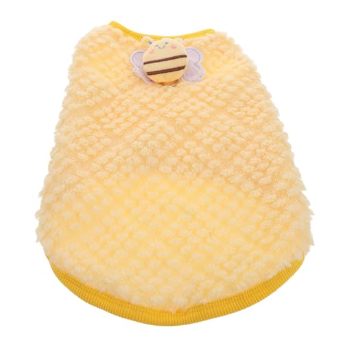 MINAOLULUS Kleidung Für Haustiere Hundeshirts Für Kleine Hunde Bienenkostüm Für Hunde Kleine Hundeweste Haustier Valentinstag Kostüme Kleines Hundemand Süßes Hundekostüm Yellow Korallenvlies MINAOLULUS Kleidung Für Haustiere Hundeshirts Für Kleine Hunde Bienenkostüm Für Hunde Kleine Hundeweste Haustier Valentinstag Kostüme Kleines Hundemand Süßes Hundekostüm Yellow Korallenvlies von MINAOLULUS
