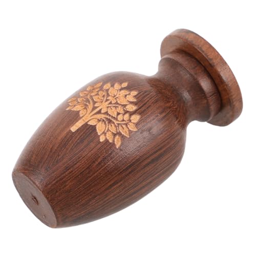 MINAOLULUS Kleine Urnen Holz Katze Asche Behälter Kaninchen Urnen Kaninchen Ashes Box Mini Haustier Urne Anhaltungssake Urn Jar Für Außenkatze Jar von MINAOLULUS