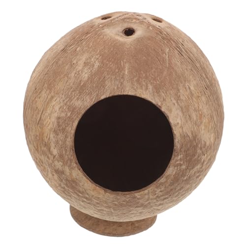MINAOLULUS Kokosnuss Hamsterhaus für Kleintiere Sicheres und Langlebiges Versteck für Hamster Zwerghamster Mäuse und Kleine Nagetiere und Ausruhen MINAOLULUS Kokosnuss Hamsterhaus für Kleintiere Sicheres und Langlebiges Versteck für Hamster Zwerghamster Mäuse und Kleine Nagetiere und Ausruhen von MINAOLULUS