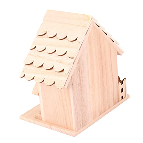MINAOLULUS Kreatives Vogelhaus aus Holz für Garten und Terrasse Hohles Fensterdesign für Kleine und Schlafen DIY Malerei und Dekoration Zufälliger Stil MINAOLULUS Kreatives Vogelhaus aus Holz für Garten und Terrasse Hohles Fensterdesign für Kleine und Schlafen DIY Malerei und Dekoration Zufälliger Stil von MINAOLULUS
