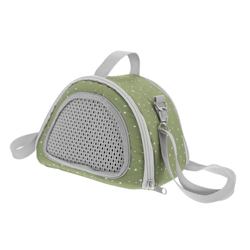 MINAOLULUS Little Pet Cross-Pack Tasche Für Hamster Reisetasche Für Haustiere Hasenträger Für Kaninchen Tragetuch Für Tiere Hamster -trägertasche Hamsterbeutel Olive Green Oxford-Stoff von MINAOLULUS