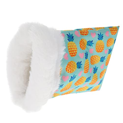 MINAOLULUS Kuschelnest Für Kleintiere Warmes Schlafsack Für Meerschweinchen Hamster Und Andere Kleine Haustiere Bequemes Baumwoll-versteck Für Winter Für Spiel Und Ruhe Pineapple MINAOLULUS Kuschelnest Für Kleintiere Warmes Schlafsack Für Meerschweinchen Hamster Und Andere Kleine Haustiere Bequemes Baumwoll-versteck Für Winter Für Spiel Und Ruhe Pineapple von MINAOLULUS