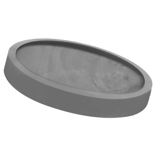 MINAOLULUS Nordic Style Flower Pot Tablett Pflanzen Anlage Rundes Blumentopf-Tablett Blumentablett Tablett für Bonsai Pflanzgefäß-Untertasse rund Wasserschale Plastik von MINAOLULUS