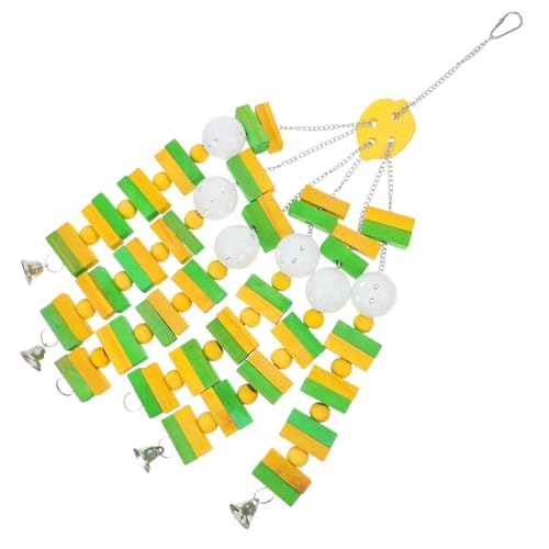 MINAOLULUS Papagei Papageienkauspielspielzeug Papagei-Seil- Zur Vogelsuche Papageien Kautgeschäfte Papageienspielzeug Suspendieren Holz MINAOLULUS Papagei Papageienkauspielspielzeug Papagei-Seil- Zur Vogelsuche Papageien Kautgeschäfte Papageienspielzeug Suspendieren Holz von MINAOLULUS