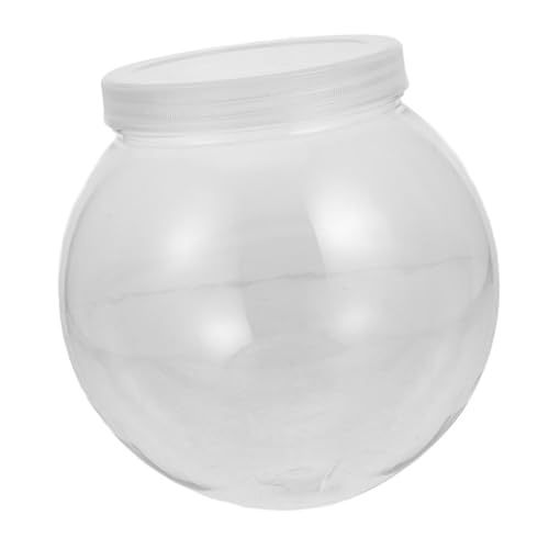 MINAOLULUS Transparente Fischschale Aus Kunststoff Bruchsicheres Aquarium Für Schreibtisch Kleine Fische Und Hydroponik Dekorativer Behälter Für Zuhause Und Büro von MINAOLULUS