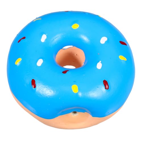 MINAOLULUS Quietschende Latex -hundespielzeug Realistischer Donut Form Zahnen Spielzeug Interaktive Und Lustige Kauspiele Haustier Tiermolarspiele Für Zuhause von MINAOLULUS