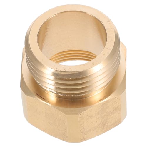 MINAOLULUS Schlauchadapter Schnellanschlüsse für Gartenschläuche Gartenschlauch-Drehverbinder Schlauch Schnellverbindungsanpassungen Rohr-Schlauch-Adapter Messing Golden von MINAOLULUS