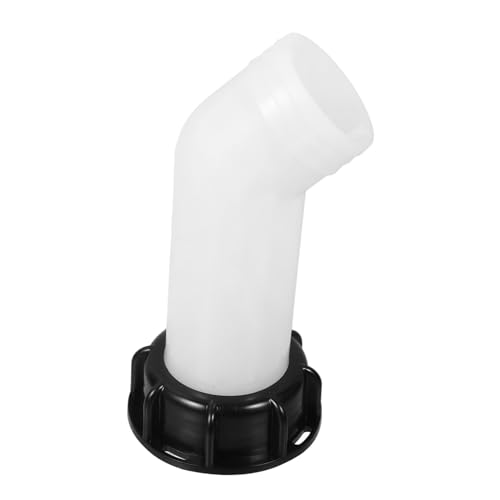 MINAOLULUS Tonnenfass Umleitungsrohr Schlauch Tankanschluss Deckelabdeckung Deckelabdeckungen Deckelventil Deckeladapter Deckeladapter Regenwasserfilter Weiß Pp von MINAOLULUS