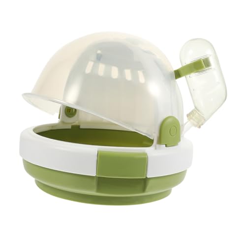 MINAOLULUS Tragbarer Hamsterkäfig Haustierkäfig Transportkäfig Für Kleine Haustiere Hamsterkäfige Im Griffstil Hamsterfall Hamster-reisekäfig Kleiner Hamsterkäfig Käfig Für Hamster Abs Green MINAOLULUS Tragbarer Hamsterkäfig Haustierkäfig Transportkäfig Für Kleine Haustiere Hamsterkäfige Im Griffstil Hamsterfall Hamster-reisekäfig Kleiner Hamsterkäfig Käfig Für Hamster Abs Green von MINAOLULUS