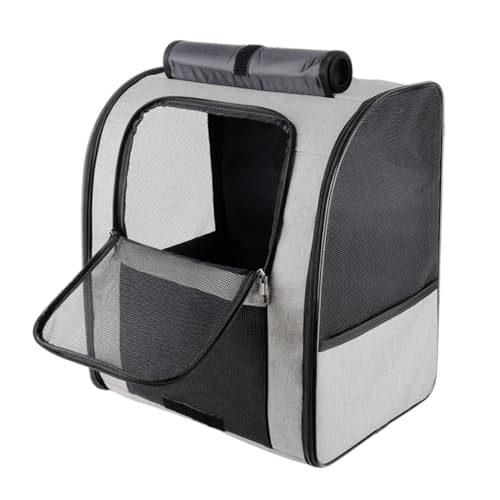 MINAOLULUS Tragbarer Katzen Rucksack mit Großer Kapazität Atmungsaktive Umhängetasche für Katzen für Outdoor Aktivitäten und Sicheres Reisen aus Strapazierfähigem MINAOLULUS Tragbarer Katzen Rucksack mit Großer Kapazität Atmungsaktive Umhängetasche für Katzen für Outdoor Aktivitäten und Sicheres Reisen aus Strapazierfähigem von MINAOLULUS