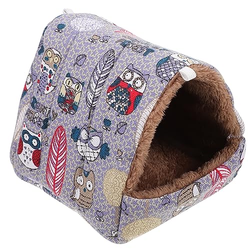 MINAOLULUS Kleintiere Nest Für Hamster Und Kaninchen Warmes Schlafnest Für Winter Aus Hochwertigem Weichem Material Für Kleine Haustiere Wie Meerschweinchen Bequem Und Kuschelig MINAOLULUS Kleintiere Nest Für Hamster Und Kaninchen Warmes Schlafnest Für Winter Aus Hochwertigem Weichem Material Für Kleine Haustiere Wie Meerschweinchen Bequem Und Kuschelig von MINAOLULUS