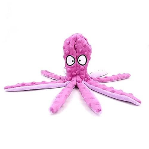 MINGKI Pet Plüschtier Katze Hund Octopus Shell Toy Bite Interaktives Haustier Hund Zahnreinigung Kauspielzeug Haustierbedarf von MINGKI