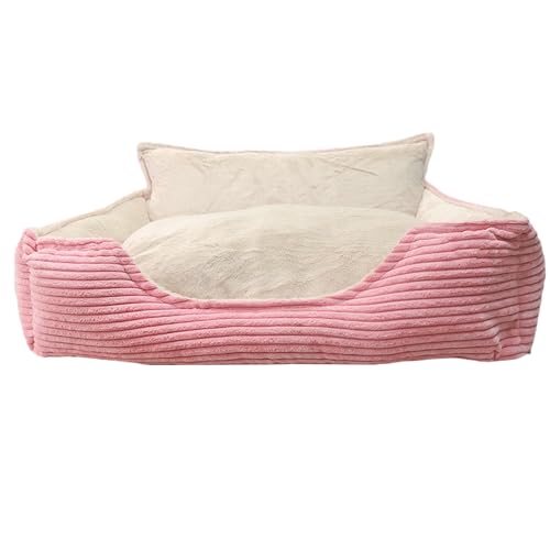 MINGLEA Abnehmbares, waschbares Hundebett, schöne Katzen-Couch, flauschig, beruhigt, weich, für Wärme und Erholung MINGLEA Abnehmbares, waschbares Hundebett, schöne Katzen-Couch, flauschig, beruhigt, weich, für Wärme und Erholung von MINGLEA