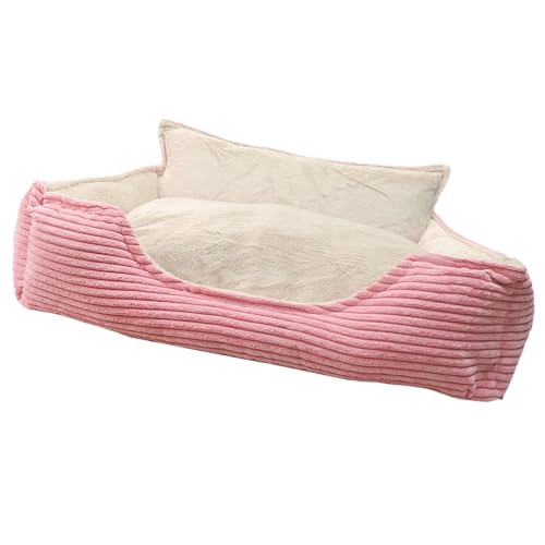 MINGLEA Abnehmbares, waschbares Hundebett, schöne Katzen-Couch, flauschig, beruhigt, weich, für Wärme und Erholung MINGLEA Abnehmbares, waschbares Hundebett, schöne Katzen-Couch, flauschig, beruhigt, weich, für Wärme und Erholung von MINGLEA