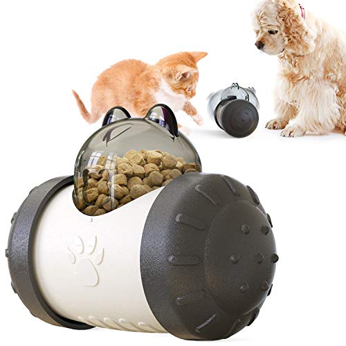 Tumbler Pu zzle Slow Food Leaky Food Ball – kein elektrisches Hundespielzeug – die perfekte Alternative zu Slow Feeder-Hundenäpfen, um die Verdauung von Haustieren zu verbessern, /65 ( Color : Black ) von MINGOUOLD