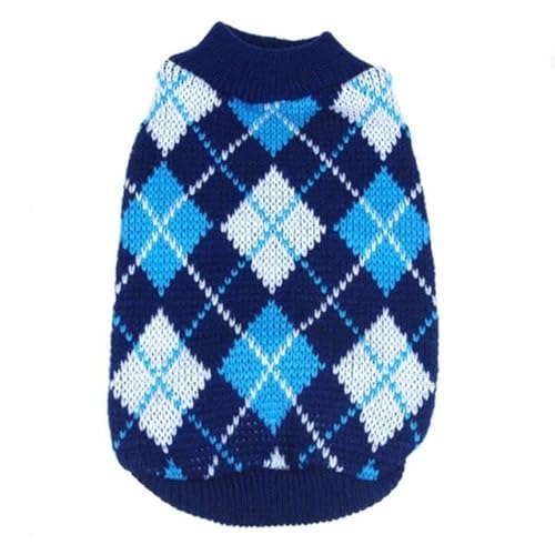 MINGSO 1 Stück Winter Hundepullover Kleine Hundekleidung Welpen Pullover Für Haustier Hund Stricken Häkeln Tuch Weihnachten Hundepullover Dekoration von MINGSO