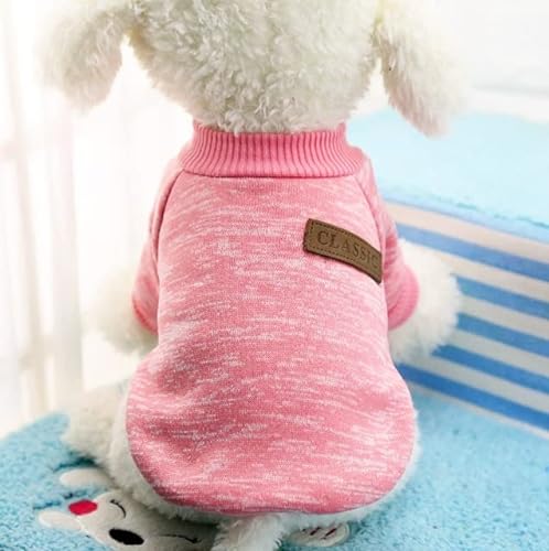 MINGSO Hundekleidung für kleine Hunde, weiche Haustier-Hundepullover, Kleidung für Hunde, Winter, Chihuahua-Kleidung, klassisches Haustier-Outfit von MINGSO