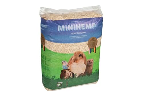 MINIHEMP 48 l Einstreu für Kleintiere, 3 kg, Natürliches Hanf-Einstreu und Nistmaterial MINIHEMP 48 l Einstreu für Kleintiere, 3 kg, Natürliches Hanf-Einstreu und Nistmaterial von MINIHEMP