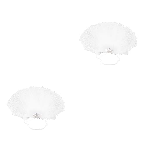MINJING 2 x Accessoires für Hochzeitsschleier, Halloween-Kostüme, Hunde-Hochzeit, Brautzubehör, Cosplay, Kätzchen, Brautschleier, Haustier-Brautschleier, ausgefallene Kleidung, Zubehör MINJING 2 x Accessoires für Hochzeitsschleier, Halloween-Kostüme, Hunde-Hochzeit, Brautzubehör, Cosplay, Kätzchen, Brautschleier, Haustier-Brautschleier, ausgefallene Kleidung, Zubehör von MINJING