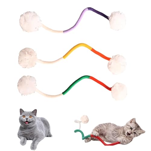 MINZHI 3 Stück Interaktives Beißseil,Interaktives Spielzeug für Katzen Indoor,Katzenspielzeug Beißseil,Katzenminze Spielzeug Beißseil,Lindert den Stress der Katze,Katzen zahnpflege gegen mundgeruch MINZHI 3 Stück Interaktives Beißseil,Interaktives Spielzeug für Katzen Indoor,Katzenspielzeug Beißseil,Katzenminze Spielzeug Beißseil,Lindert den Stress der Katze,Katzen zahnpflege gegen mundgeruch von MINZHI
