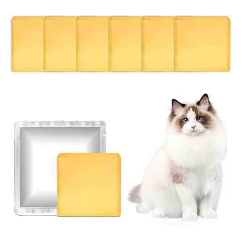 MINZHI6Stk Katzentoiletten-Deodorant,Geruchsneutralisierer, Geruchskontrolle, Deodorant, wirksamer Deodorant,Katzentoilettenduft, Deodorant N50 2.0, für die selbstreinigende Katzentoilette (Quadrat) von MINZHI