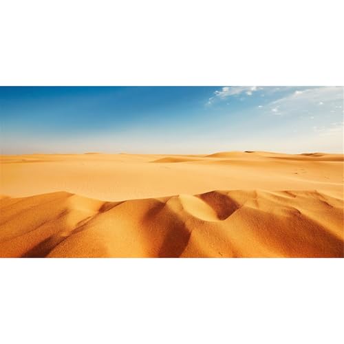 MIRRORANG 120x50cm Terrarium Hintergrund Blauer Himmel Orange Sand Wüste Reptilien Lebensraum Hintergrund Langlebig Vinyl Hintergrund von MIRRORANG