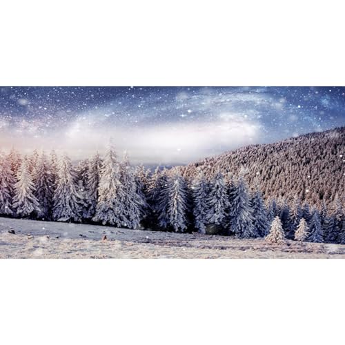 MIRRORANG 180x46cm Sonnenschein, Kiefernwald, verschneite Landschaft, Aquarium Hintergrund, Winter, Neujahr, Weihnachten, Aquarium Dekor, Vinyl MIRRORANG 180x46cm Sonnenschein, Kiefernwald, verschneite Landschaft, Aquarium Hintergrund, Winter, Neujahr, Weihnachten, Aquarium Dekor, Vinyl von MIRRORANG