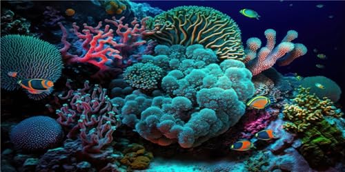 MIRRORANG 180x61cm Tropische Fische Tank Hintergrund Korallenriff Wasserpflanze Unterwasser Aquarium Hintergrund Vinyl MIRRORANG 180x61cm Tropische Fische Tank Hintergrund Korallenriff Wasserpflanze Unterwasser Aquarium Hintergrund Vinyl von MIRRORANG