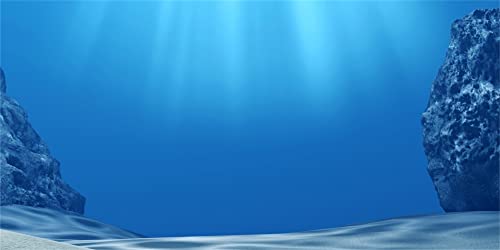 MIRRORANG 61x30cm Aquarium Hintergrund Unterwasser Blau Tiefsee See Fisch Tank Hintergrund Vinyl von MIRRORANG
