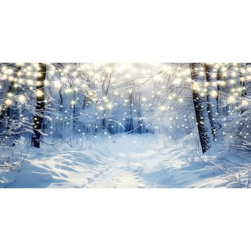 MIRRORANG 76x46cm Schneewald, Naturlandschaft, Aquarium Hintergrund, schneebedeckter Weg, Raureif, Bäume, Aquarium Hintergrund, Neujahrs Dekor, Vinyl MIRRORANG 76x46cm Schneewald, Naturlandschaft, Aquarium Hintergrund, schneebedeckter Weg, Raureif, Bäume, Aquarium Hintergrund, Neujahrs Dekor, Vinyl von MIRRORANG