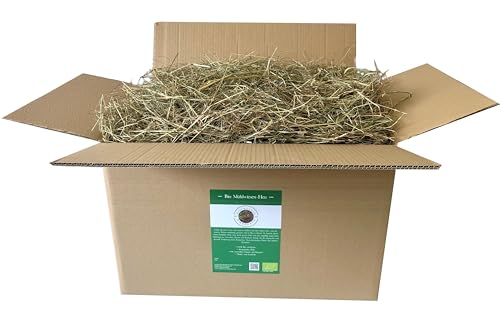 MISCANTHUS WIEDEMANN - 5kg Bio zertifiziertes Heu für Kaninchen, Meerschweinchen und andere Kleintiere. Beste Qualität direkt vom Landwirt. von MISCANTHUS WIEDEMANN SEIT 2012
