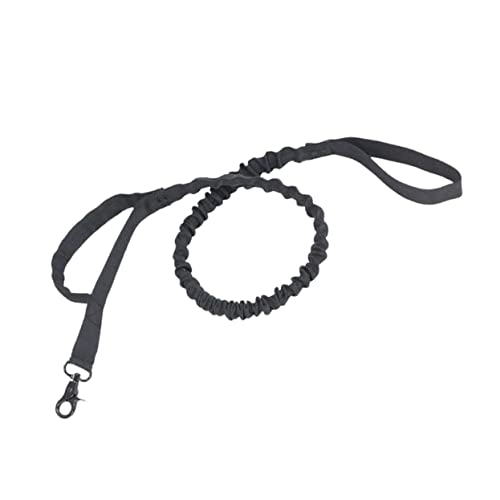 Abschleppgurt Leinen Hundeleine Hundeleine Hundetrainingsgeschirr Hundeleine Hundetrainingsleine Outdoor schwarzes Seil (Farbe: Schwarz, Größe: Medium) von MISETA