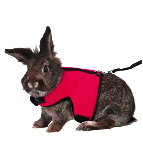 Bunny Harness Harness for Small Dogs Correa Para Pet Walking Leash Bunny Harness Leash Puppy Walking Vest Rabbit Harness Leashes Strap Rabbit Harness Chipmunk Mesh von MISETA