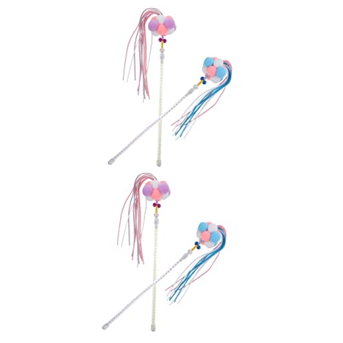 MISETA 6 Stück Katzenspielzeug für den Innenbereich, Katzenspielzeug, Katzenspielzeug, Kätzchen, Teasing, Zauberstab, Katzenzubehör, Teasing Toy für Katzenmast, ABS, koreanische Kätzchenversorgung (Farbe: wie abgebildetx2 Stück, Größe: 30 x 7 cm x 2 Stück) MISETA 6 Stück Katzenspielzeug für den Innenbereich, Katzenspielzeug, Katzenspielzeug, Kätzchen, Teasing, Zauberstab, Katzenzubehör, Teasing Toy für Katzenmast, ABS, koreanische Kätzchenversorgung (Farbe: wie abgebildetx2 Stück, Größe: 30 x 7 cm x 2 Stück) von MISETA