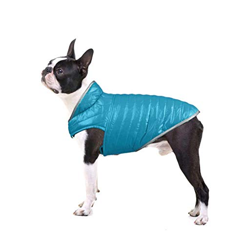 MISETA Hundejacke Wasserdichter Leichter Hundemantel Baumwolle Reflektierendes Wintertuch für Hundekostüm Haustier (Farbe: M) von MISETA