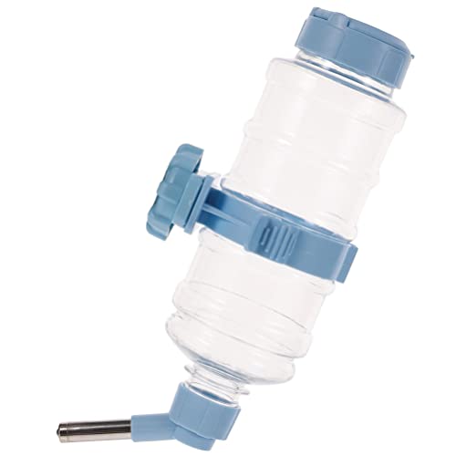 MISETA Kaninchen-Wasserspender: Automatische Hamster-Bewässerung, hängende Hasen-Wasserflasche, kein Tropfen, Meerschweinchen-Wasserspender von MISETA