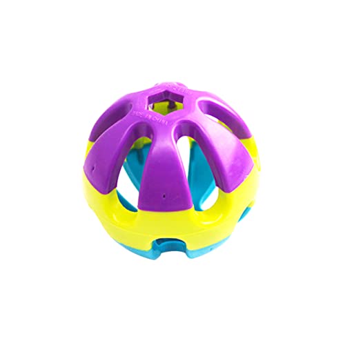 MISETA Pets Toys Doggy Toys Toyss Kleine Glocke Ball Kunststoff Glocke Haustier Spielzeug Kunststoff Glocke Spielzeug Kunststoff Ball Vocalize von MISETA