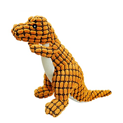 MISIY Gefülltes Hundespielzeug aus Cord, langlebiges interaktives Spielzeug, langlebiges, interaktives, Robustes Dino-Hundespielzeug für mittelgroße Hunde, quietschendes Plüsch-Hundespielzeug MISIY Gefülltes Hundespielzeug aus Cord, langlebiges interaktives Spielzeug, langlebiges, interaktives, Robustes Dino-Hundespielzeug für mittelgroße Hunde, quietschendes Plüsch-Hundespielzeug von MISIY