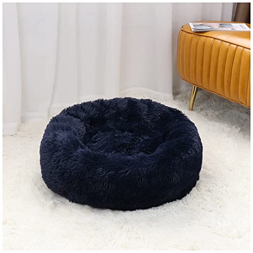 MISSMAO Deluxe-Haustierbett,für Katzen und Hunde, Hundebett Katzenbett Flauschig Rund aus Plüsch Donut Kuscheliges Hundekissen Hundekorb Waschbar,Marine,80cm MISSMAO Deluxe-Haustierbett,für Katzen und Hunde, Hundebett Katzenbett Flauschig Rund aus Plüsch Donut Kuscheliges Hundekissen Hundekorb Waschbar,Marine,80cm von MISSMAO