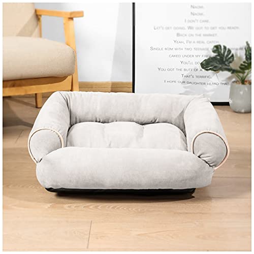 MISSMAO Hundebett Ergonomisches Hundesofa - Superweich Welpenbett Katzenbett für Drinnen und Draußen, Haustierbett für Kleine und Mittlere Hunde und Katzen,Grau1,3XL(105x65x24cm) von MISSMAO